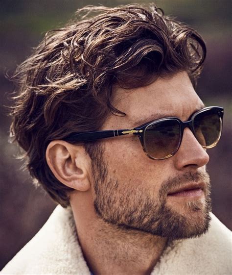 mens hairstyles wavy hair|medium length waves men.